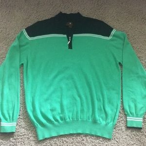 Men’s Green and Navy Sweater